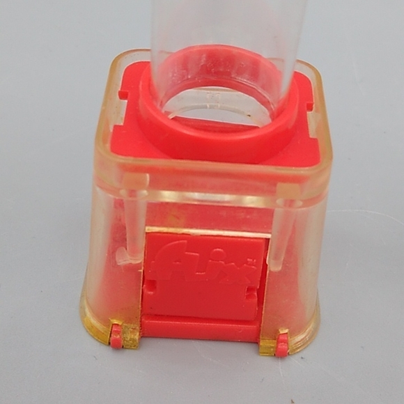 Santa Candy Dispensers PEZ Dispenser FLIX Mini Gumball Dispenser Set 2 Vintage - Picture 11 of 13